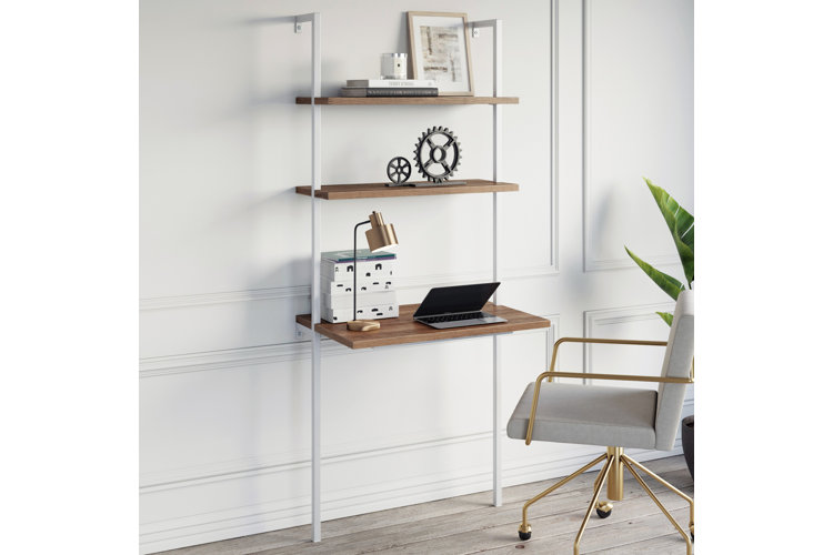 Tall store wall desk